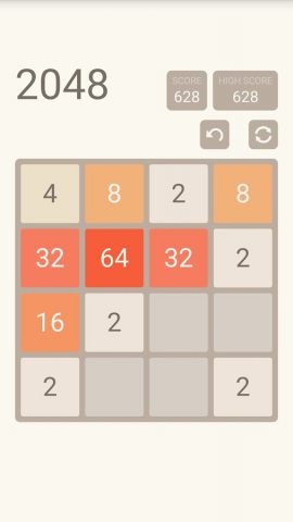 2048 Original для Android — скриншот 3
