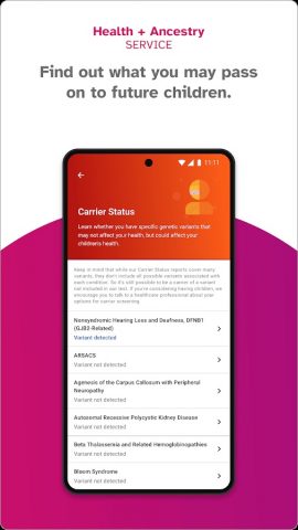 23andMe — DNA Testing для Android — скриншот 4