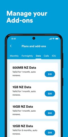 2degrees NZ для Android — скриншот 3