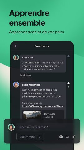 360Learning для Android — скриншот 2