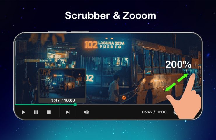 4K ULTRA HD AM VIDEO PLAYER для Android — скриншот 1