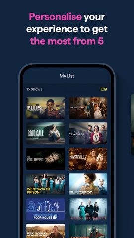 5 — Channel 5 для Android — скриншот 2