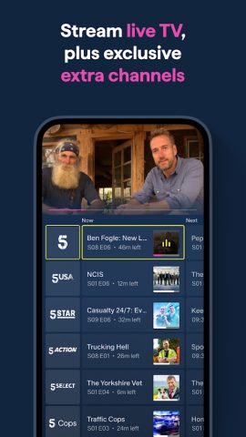 5 — Channel 5 для Android — скриншот 3