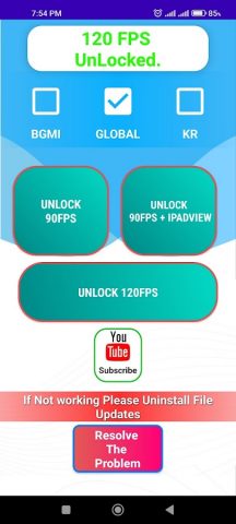 90 Fps tool : 120 FPS (v4.1) для Android — скриншот 2