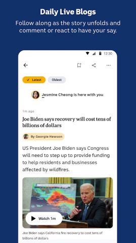 ABC NEWS для Android — скриншот 2