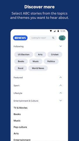 ABC NEWS для Android — скриншот 3