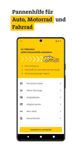 ADAC Pannenhilfe для Android — скриншот 2