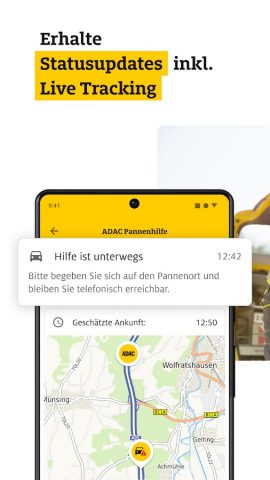 ADAC Pannenhilfe для Android — скриншот 4