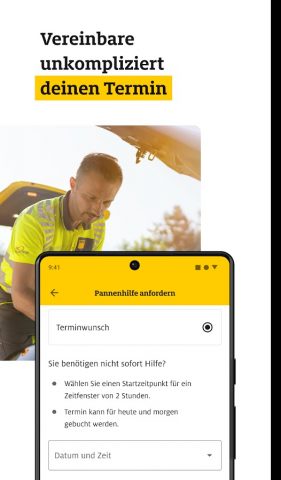 ADAC Pannenhilfe для Android — скриншот 5