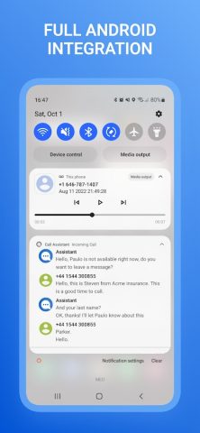 AI Call Assistant & Screener для Android — скриншот 4