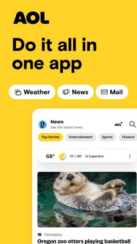 AOL: Email News Weather для Android — скриншот 1