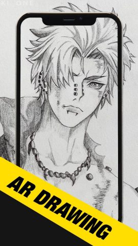 AR VR Drawing Coloring Anime для Android — скриншот 2