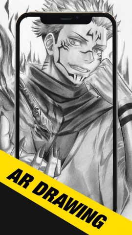 AR VR Drawing Coloring Anime для Android — скриншот 4