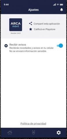 ARCA Móvil для Android — скриншот 5