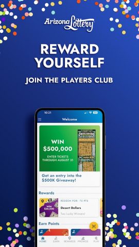 AZ Lottery Players Club для Android — скриншот 1