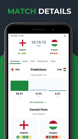 AZScore: Sport live scores для Android — скриншот 3