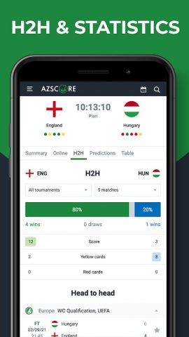 AZScore: Sport live scores для Android — скриншот 4