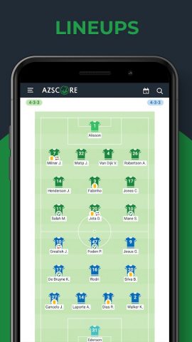 AZScore: Sport live scores для Android — скриншот 5