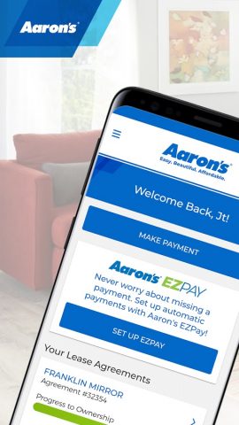 Aaron’s для Android — скриншот 1