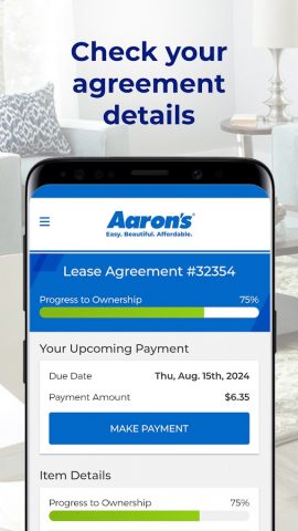 Aaron’s для Android — скриншот 3