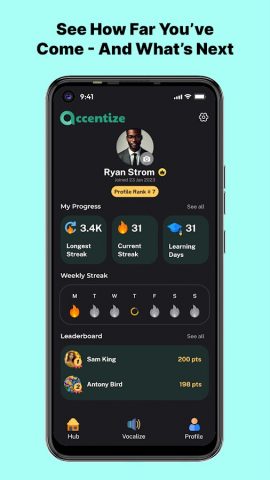 Accentize: Speak English для Android — скриншот 4