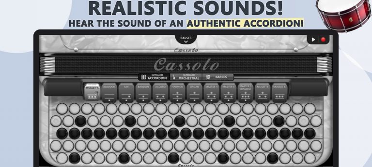 Accordion Chromatic Cassoto для Android — скриншот 1