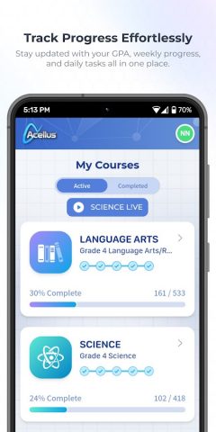 Acellus для Android — скриншот 2