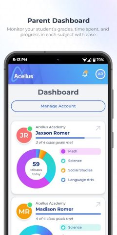Acellus для Android — скриншот 4