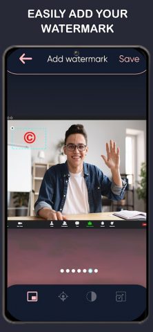 Add Watermark to Video & Photo для Android — скриншот 2