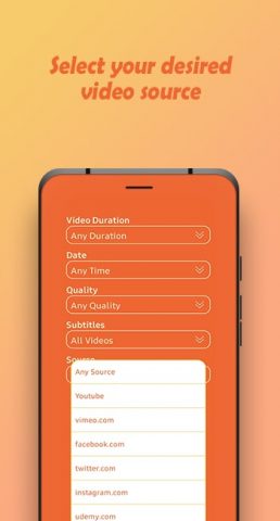 Advanced Videos Search для Android — скриншот 4