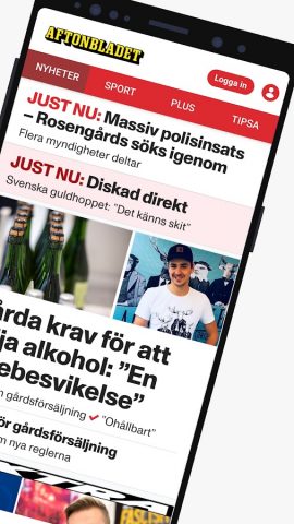 Aftonbladet Nyheter для Android — скриншот 2