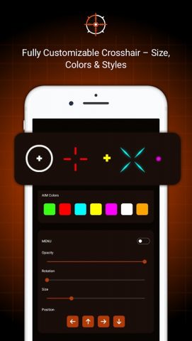 AimX: Custom Crosshair For FPS для Android — скриншот 2