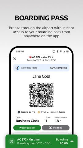 Air Canada + Aeroplan для Android — скриншот 5