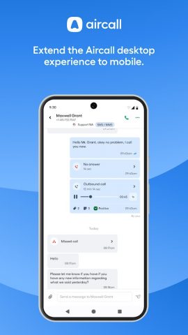 Aircall для Android — скриншот 2