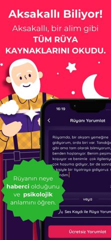 Aksakallı: Rüya & Astroloji для Android — скриншот 2