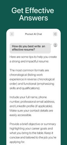 Al Chat — Chatbot by PocketAI для Android — скриншот 1