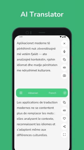 Albanian — French Translator для Android — скриншот 1