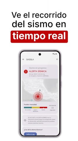 Alerta Sísmica México — SASSLA для Android — скриншот 3