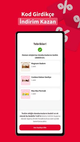 Algida Bakkal для Android — скриншот 3