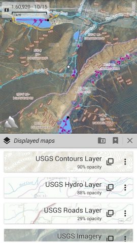 AlpineQuest Explorer Lite для Android — скриншот 3