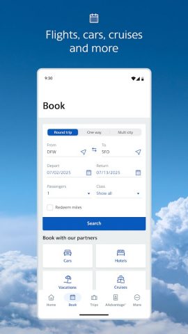 American Airlines для Android — скриншот 3