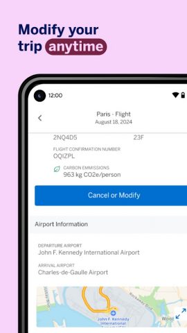 Amex GBT Mobile для Android — скриншот 4