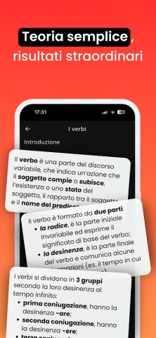 Analisi Grammaticale Master для Android — скриншот 4