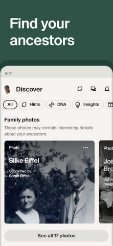 Ancestry: Family History & DNA для Android — скриншот 1