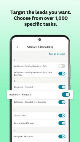 Angi for Pros для Android — скриншот 2