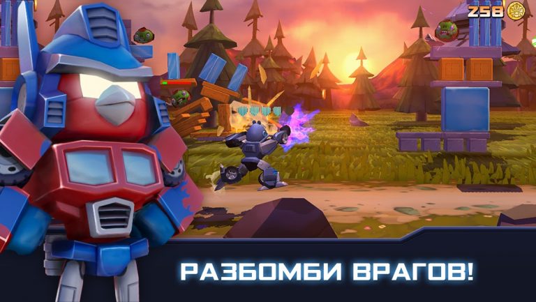 Angry Birds Transformers для Android — скриншот 1