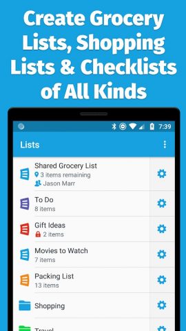 AnyList: Grocery Shopping List для Android — скриншот 2
