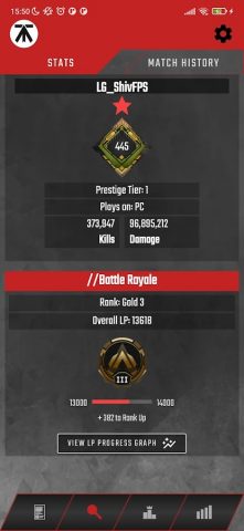 Apex Tracker App для Android — скриншот 2