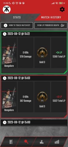 Apex Tracker App для Android — скриншот 3