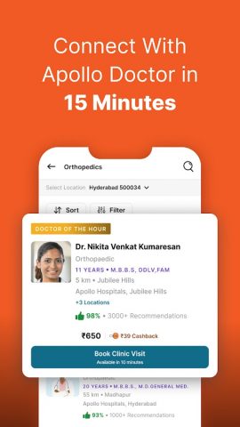 Apollo 247 — Health & Medicine для Android — скриншот 4